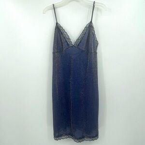 Victoria’s Secret Blue & Gold Negligée – Size Small